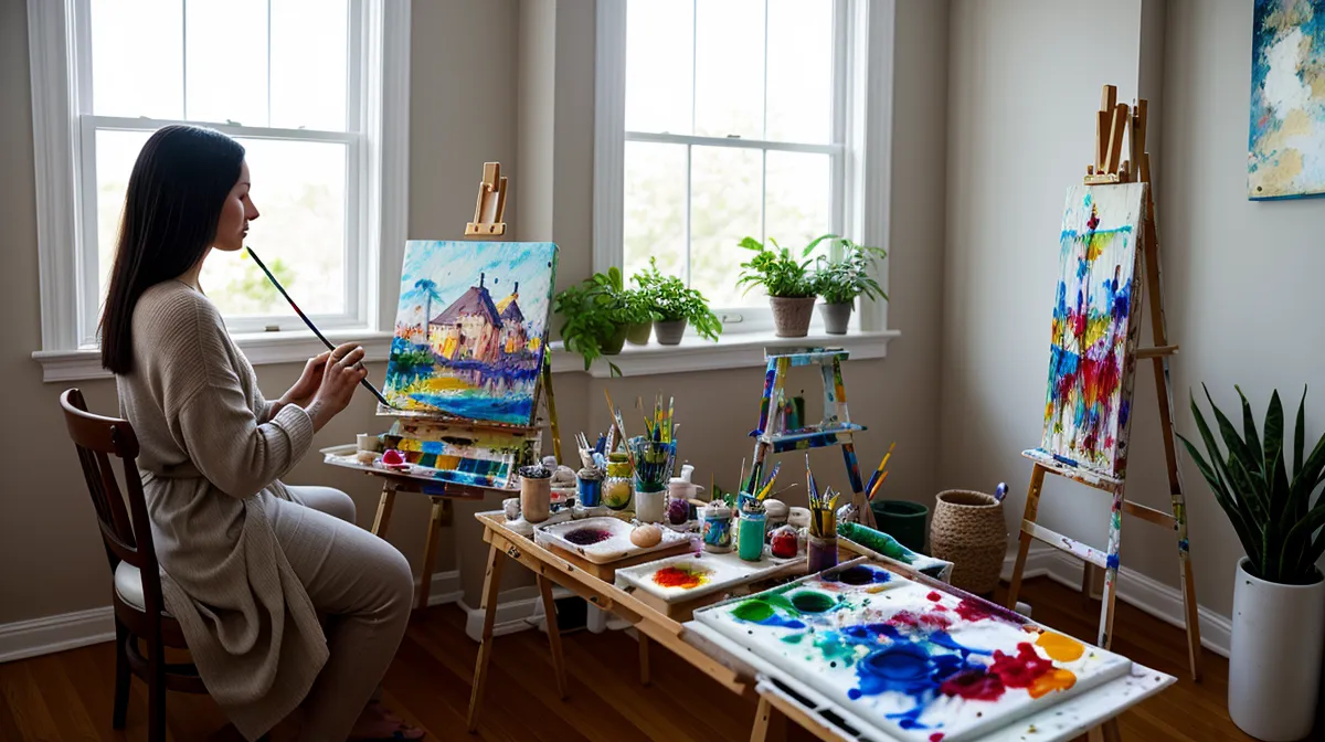 Lo que aprendí en el curso de pintura técnica mixta online